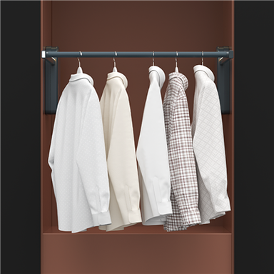 Kamra tas-sodda smart gwardarobba elettriku irfigħ ħwejjeġ virga